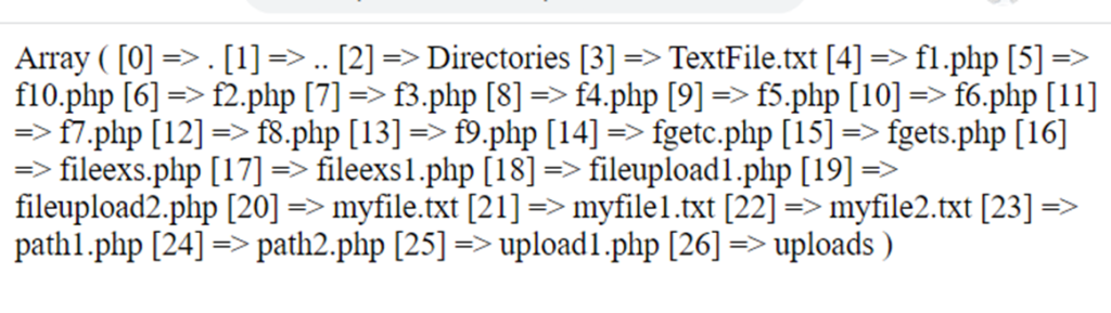 Listing Directory in PHP