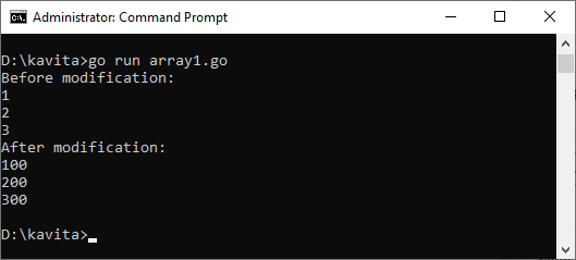 Passing Arrays as Argument to a Function