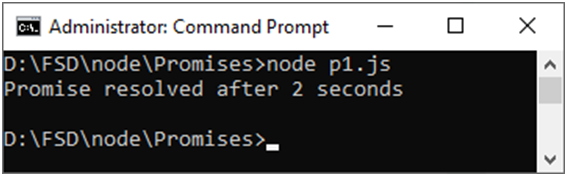 A Simple Example of Using Promises