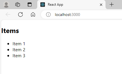 ItemList in React