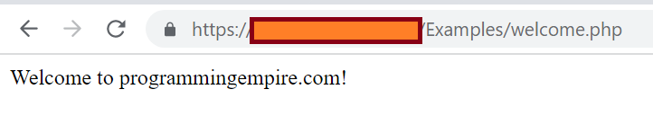 A Simple Program for Understanding PHP Syntax