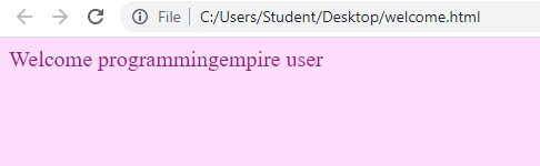 Example of prompt() Function in JavaScript