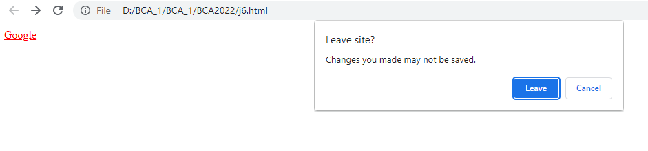 OnBeforeUnload Fires