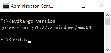 Verify Go Installation