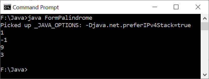 A Program to Form a Palindrome by Removing One Digit in Java