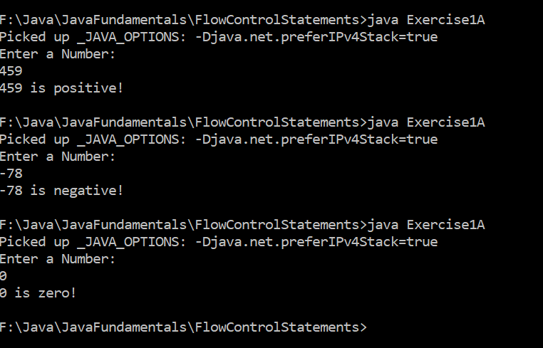 A Program to Check Whether a Number is Positive in Java
