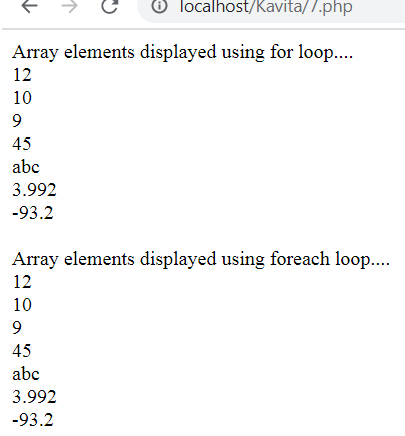 How to Create an Indexed Array in PHP
