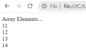 Creating Array using Array Constructor in JavaScript