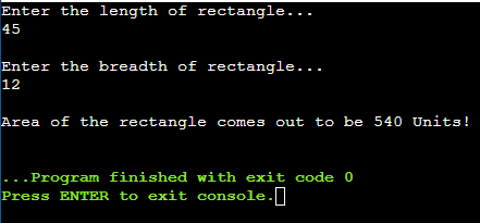 Find Area of a Triangle