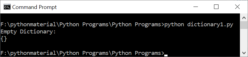 Examples Demonstrating How to Create a Dictionary in Python