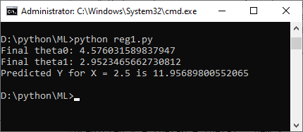 Linear Regression Implementation in Python